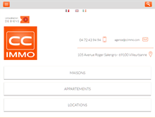 Tablet Screenshot of ccimmo.com